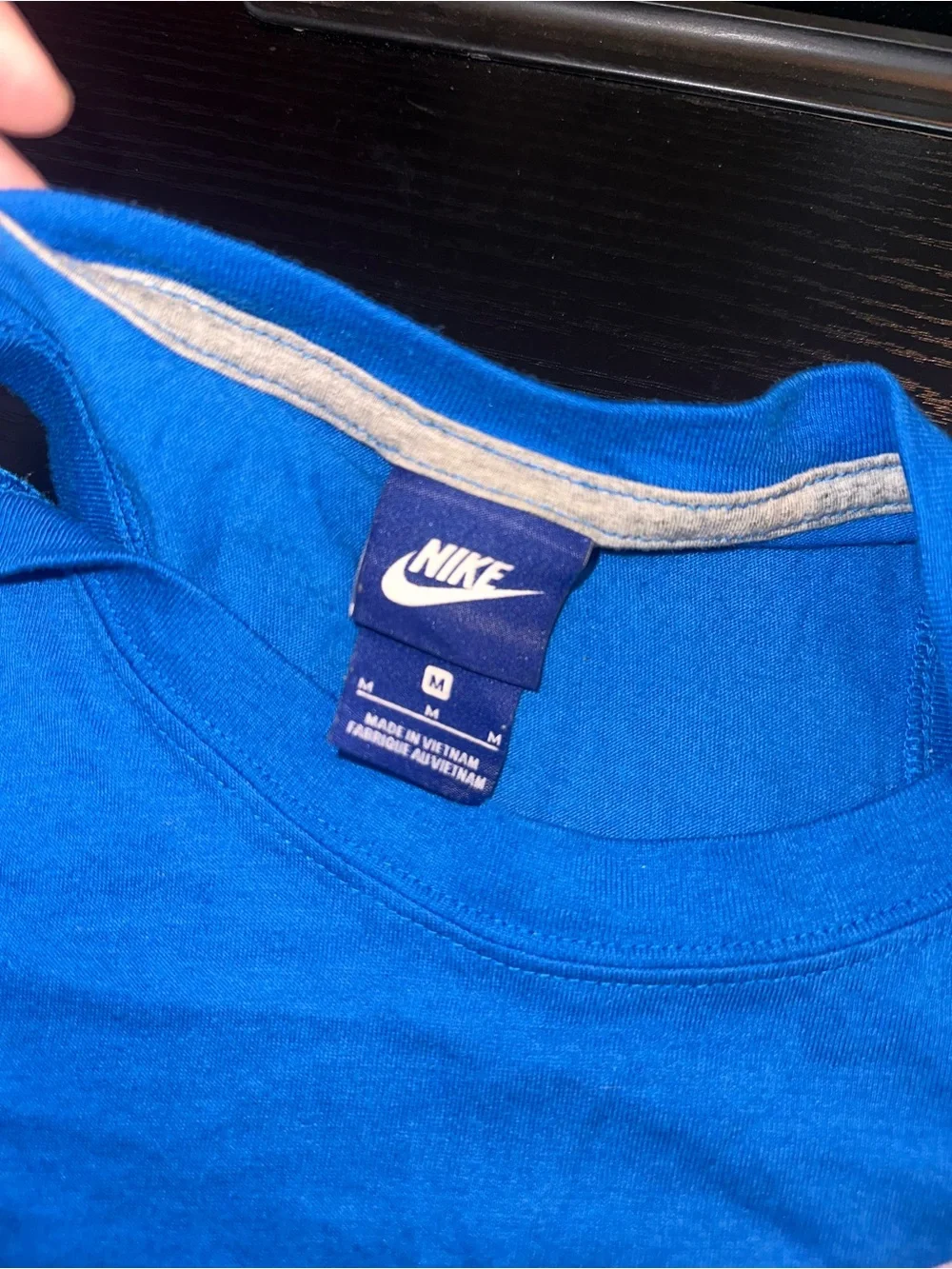 Nike Size Medium Women’s Royal Blue & Pink Ombré Tank with Logo